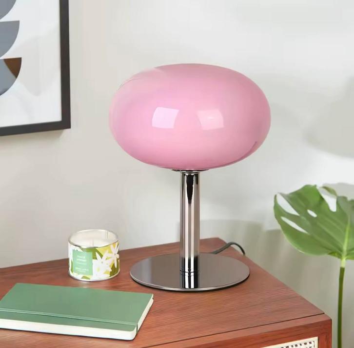 Italiaanse Tafellamp Bauhaus – Glaslamp – Gratis verzending, Huis en Inrichting, Lampen | Tafellampen, Nieuw, Verzenden