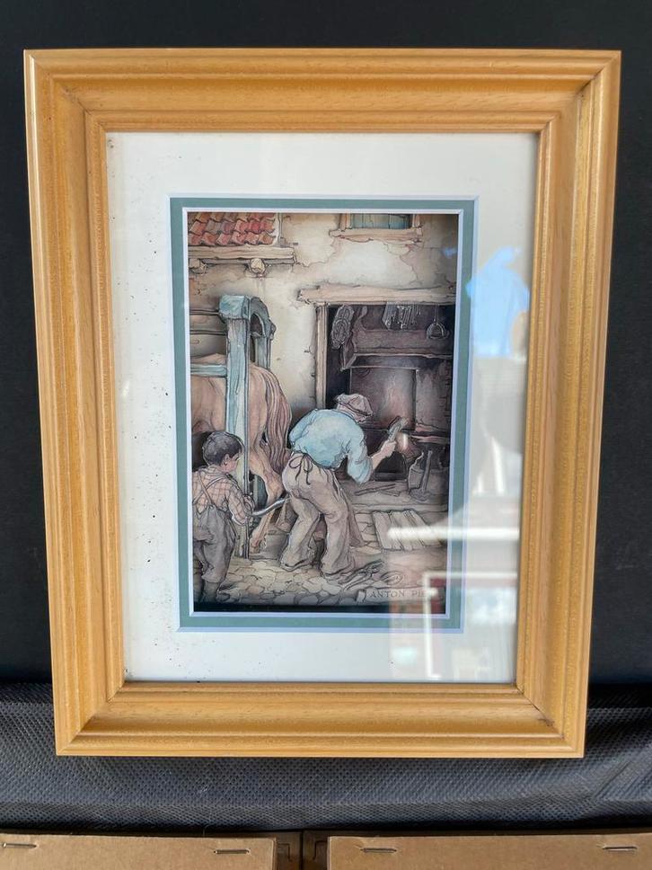 Anton Pieck Schilderij, Antiek en Kunst, Kunst | Tekeningen en Foto's, Ophalen of Verzenden