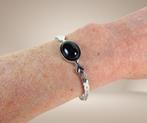 Prachtige 925 zilver THEODOR KLOTZ modernist onyx armband!, Verzenden, Ssiesvintagesieraden@gmail.com, Zo goed als nieuw, Ssies