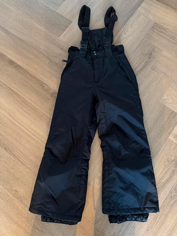 Mountain peak skibroek zwart maat 128, Kinderen en Baby's, Kinderkleding | Maat 128, Zo goed als nieuw, Jongen of Meisje, Broek