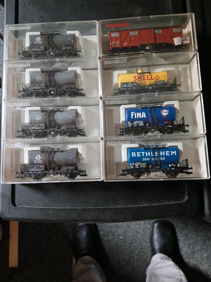 9 nieuwe fleischmann ho wagons, Hobby en Vrije tijd, Modeltreinen | H0, Nieuw, Wagon, Gelijkstroom, Fleischmann, Analoog, Ophalen of Verzenden