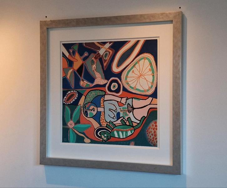 Corneille zeefdruk – genummerd verzamelstuk (119/200), Antiek en Kunst, Kunst | Schilderijen | Abstract, Ophalen