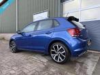 Volkswagen Polo 1.0 TSI R-Line|Airco|CarPlay|Getint glas|PDC, Auto's, Volkswagen, Voorwielaandrijving, Euro 6, Blauw, 23 km/l