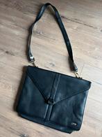 Jollybag super mooie zwart leren tas jolly bag leer, Sieraden, Tassen en Uiterlijk, Overige merken, Zwart, Ophalen of Verzenden