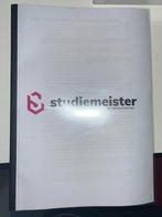 Studiemeister Sin 1 Calculatie Leerboek Nieuw, Boeken, Overige vakken, Studiemeister, Nieuw, Ophalen of Verzenden