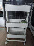 IKEA RÅSHULT Keuken Trolley - Wit, Huis en Inrichting, Keuken | Keukenbenodigdheden, Ophalen of Verzenden, Zo goed als nieuw