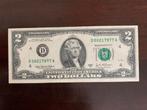 Amerika, USA: 2 Dollar bankbiljet, Los biljet, Ophalen of Verzenden, Noord-Amerika