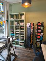 Grote Kallax kast met groene inzetstukken, Ophalen, Gebruikt