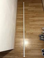 Gordijnroede en afsluitknoppen, Huis en Inrichting, Ophalen, Minder dan 50 cm, 200 cm of meer, Wit