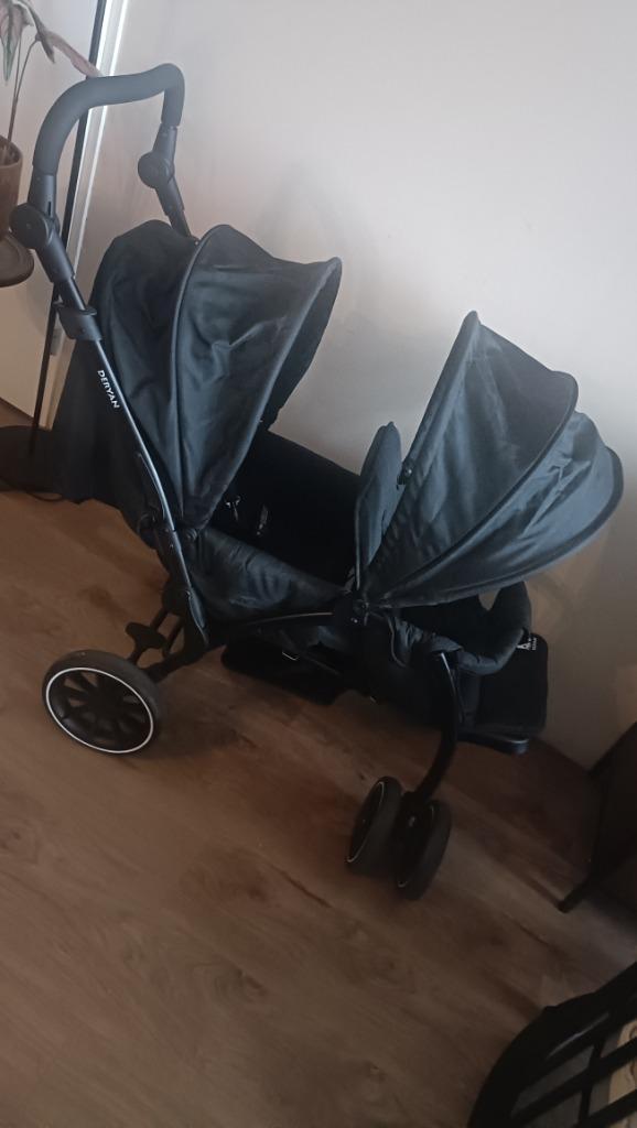 Duo Buggy Deryan, Kinderen en Baby's, Buggy's, Zo goed als nieuw, Overige merken, Duomodel, Verstelbare rugleuning, Ophalen