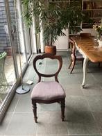 4 antieken eetkamerstoelen, Antiek en Kunst, Antiek | Meubels | Stoelen en Banken, Ophalen of Verzenden