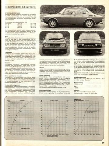 Autovisie test Saab 99 EMS December 1972 beschikbaar voor biedingen