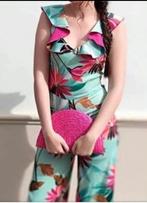 Cayma frisse kleurrijke bloemenprint jumpsuit maat L(40), Maat 38/40 (M), Overige kleuren, Verzenden, Nieuw