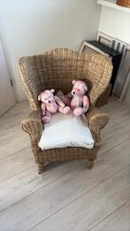 Prachtige Rattan wingchair Nicolaas kind Riviera Maison zgan, Ophalen of Verzenden, Zo goed als nieuw, Stoel(en)