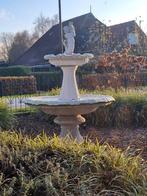 Grote Tuinfontein met Beeld, Tuin en Terras, Waterpartijen en Fonteinen, Ophalen, Gebruikt, Beton, Fontein