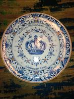 Delfst blauw huwelijks bord  Willem Alexander en Maxima, Antiek en Kunst, Ophalen of Verzenden