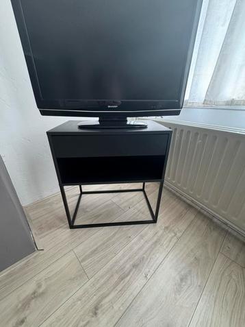 Nachtkastje, zwart, 60x39 cm beschikbaar voor biedingen