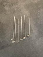 Zilveren Golfclub Lepels - Set van 6, Ophalen of Verzenden