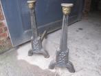 2 decoratieve haardbokken, vuurbokken 57hx44langx25br, Huis en Inrichting, Haarden, Ophalen, Zo goed als nieuw