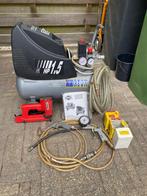 Te koop compressor Euro series, Doe-het-zelf en Verbouw, Compressors, Ophalen, 10 bar of meer, Zo goed als nieuw, Minder dan 200 liter/min