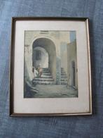 Jacques Snoeck (1881-1921) - oosters tafereel, Antiek en Kunst, Kunst | Etsen en Gravures, Ophalen of Verzenden