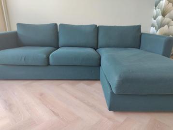 IKEA VIMLE 3-zitsbank, met chaise longue - donkergroen