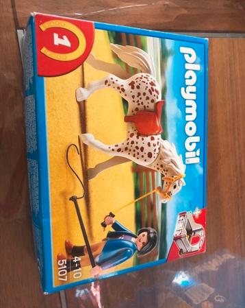 Playmobil knabstrupper met paardenbox beschikbaar voor biedingen