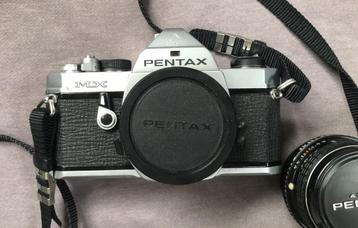 Pentax mx met pentax-m 85mm 2.0 en 28mm 2.8 beschikbaar voor biedingen
