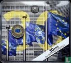 Frankrijk coincard 2 euro 2015 30 jaar vlag Europa, Verzenden, Frankrijk, 2 euro, Setje