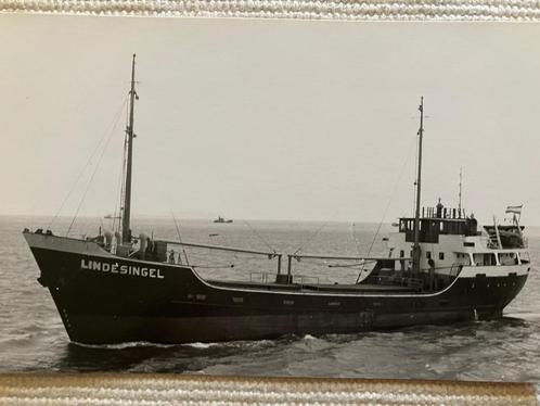 LINDESINGEL  1955 Vooruitgang Boot Alphen a d Rijn, Verzamelen, Scheepvaart, Zo goed als nieuw, Kaart, Foto of Prent, Motorboot