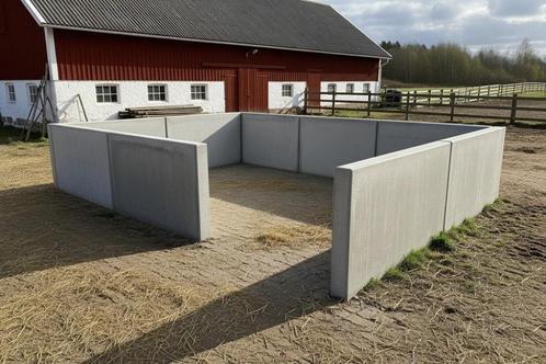 Nieuwe betonnen keerwanden, Tuin en Terras, Tegels en Klinkers, Nieuw, Overige typen, Beton, 10 m² of meer, Ophalen