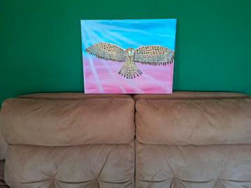 Valk Schilderij - 40x50 cm beschikbaar voor biedingen