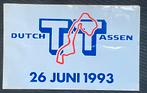 Sticker TT Assen 1993, Motoren, Ophalen of Verzenden