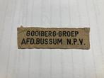 Naamlintje Scouting Padvinderij Gooiberg Groep Bussum N.P.V., Verzamelen, Verzenden, Gebruikt, Embleem, Speld of Insigne
