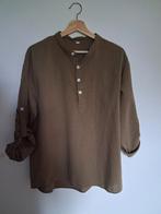 Overhemd mt L, Ophalen of Verzenden, Zo goed als nieuw, Groen, Halswijdte 41/42 (L)