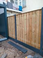 Goedkoop schutting + plaatsen, Ophalen of Verzenden, Zo goed als nieuw, Hout, Containerberging