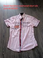 David Hamilton overhemd M NIEUW short sleeves, Kleding | Heren, Ophalen of Verzenden, Nieuw, Blauw