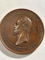 Medaille Willem I Herdenkingspenning Waterloo 1815, Ophalen of Verzenden, Brons