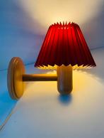 Vigan Sweden pine houten wandlamp , jaren 70, Gebruikt, Scandi, Ophalen of Verzenden, Onbekend