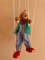 Marionet Clowntje 23 cm., Verzamelen, Poppen, Verzenden, Gebruikt, Pop