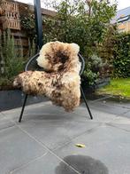 Ecologische Schapenvacht, Huis en Inrichting, Stoffering | Tapijten en Kleden, Bruin, Zo goed als nieuw, Overige vormen, 50 tot 100 cm