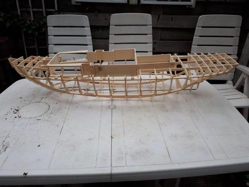 Deels gebouwde romp (karkas), Hobby en Vrije tijd, Modelbouw | Boten en Schepen, Nieuw, Groter dan 1:32, Overige merken, Ophalen