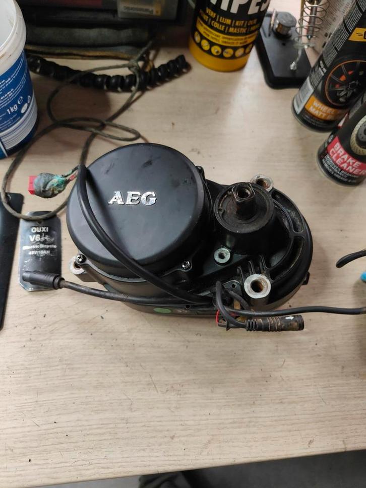 AEG MM G350 250W Middenmotor E-bike, Fietsen en Brommers, Fietsonderdelen, Gebruikt, Algemeen, Overige typen, Ophalen of Verzenden