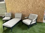 Passe Partout Yago Fauteuils + Longchair, Tuin en Terras, Tuinsets en Loungesets, Ophalen, 3 zitplaatsen, Zo goed als nieuw, Stoel