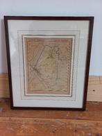 Kaart Kuyper atlas Gemeente Onstwedde (Stadskanaal), Gelezen, Ophalen of Verzenden, Landkaart, 1800 tot 2000