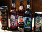 Gezocht bierflesjes van hardrock bands, Verzamelen, Biermerken, Ophalen of Verzenden, Zo goed als nieuw, Glas of Glazen, Overige merken