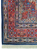 Handgeknoopt Perzisch wol Moud tapijt medallion 204x250cm, Persian Perzisch vintage oosters hype, Gebruikt, 200 cm of meer, Ophalen of Verzenden