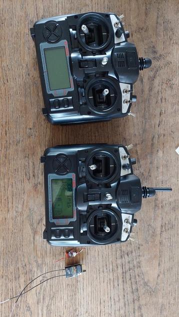 Flysky FS-TH9X, opentx, Frsky JR module en twee ontvanger beschikbaar voor biedingen