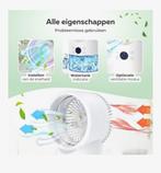 Mini Aircooler - Ventilator - Airconditioning - Luchtkoeler, Ophalen of Verzenden, Nieuw, Tafelventilator