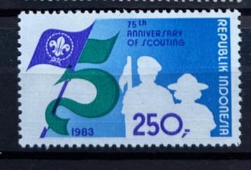 Postzegels scouting Indonesie 1983 beschikbaar voor biedingen